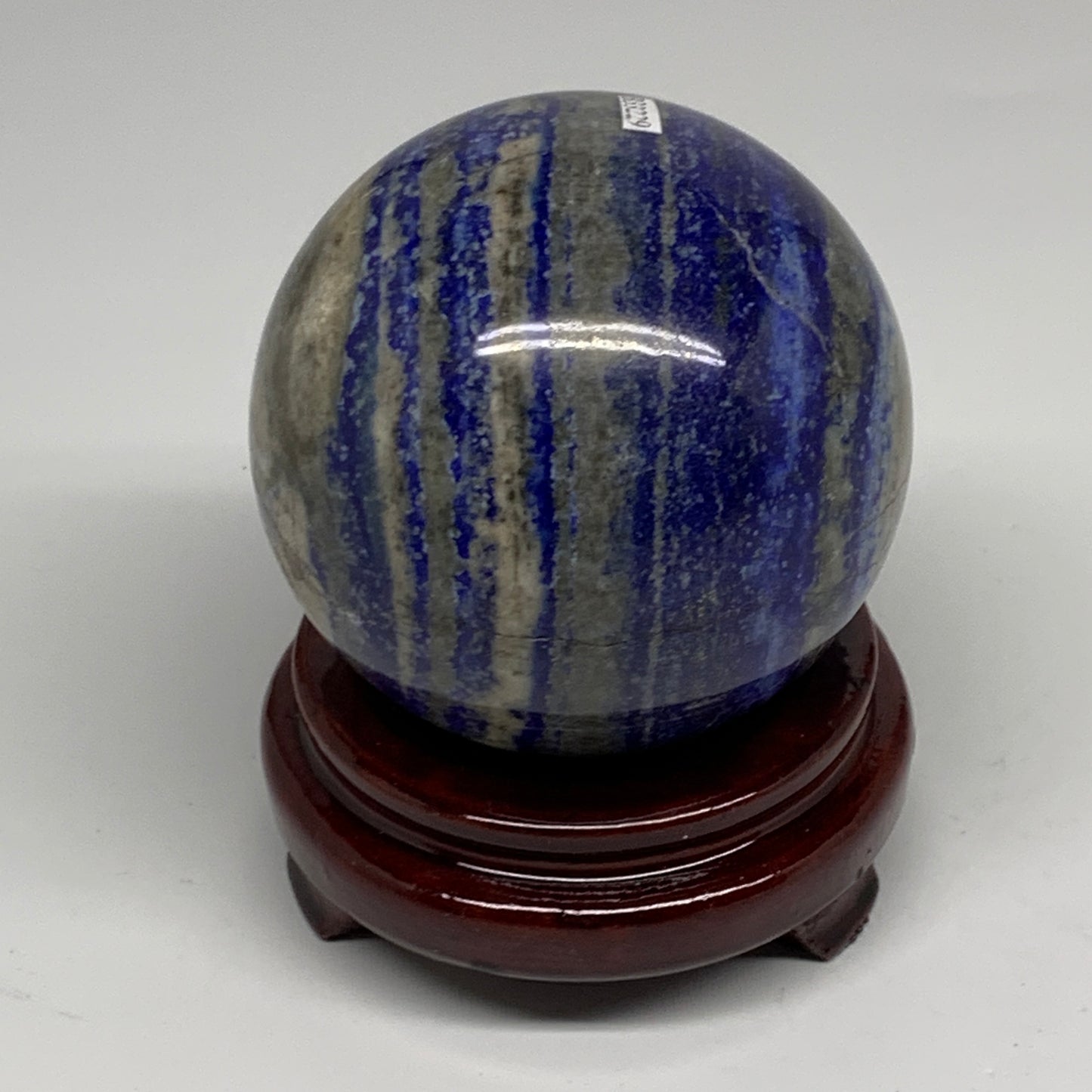 2.36 lbs, 3.5" (87mm), Lapis Lazuli Sphere Ball Gemstone @Afghanistan, B33229