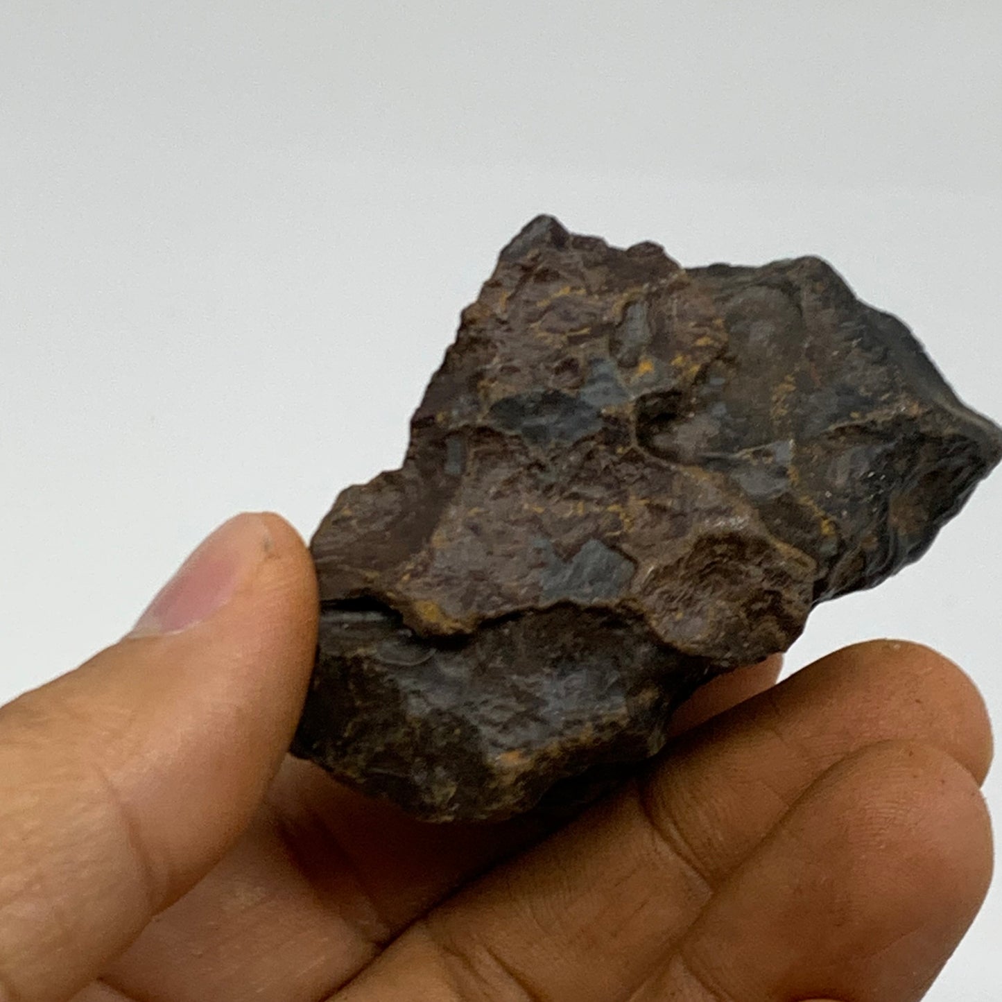 91.7g, 2.3"x1.4"x1.1", Rough Hematite Botryoidal Mineral Crystal, B38485