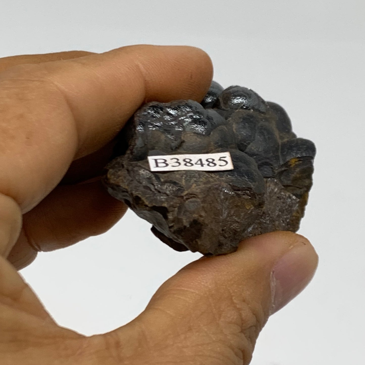 91.7g, 2.3"x1.4"x1.1", Rough Hematite Botryoidal Mineral Crystal, B38485