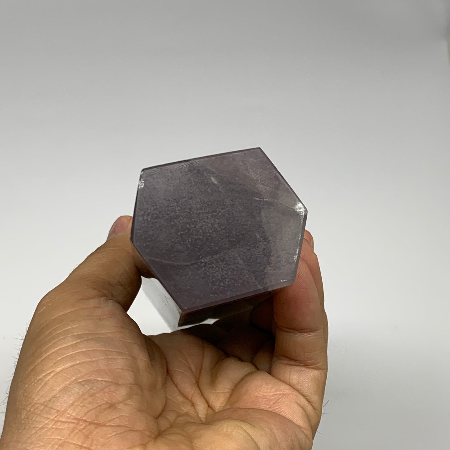 1.39 lbs,  6.6"x1.7"x1.6" Natural Fluorite Tower Obelisk Point Crystal, B29680