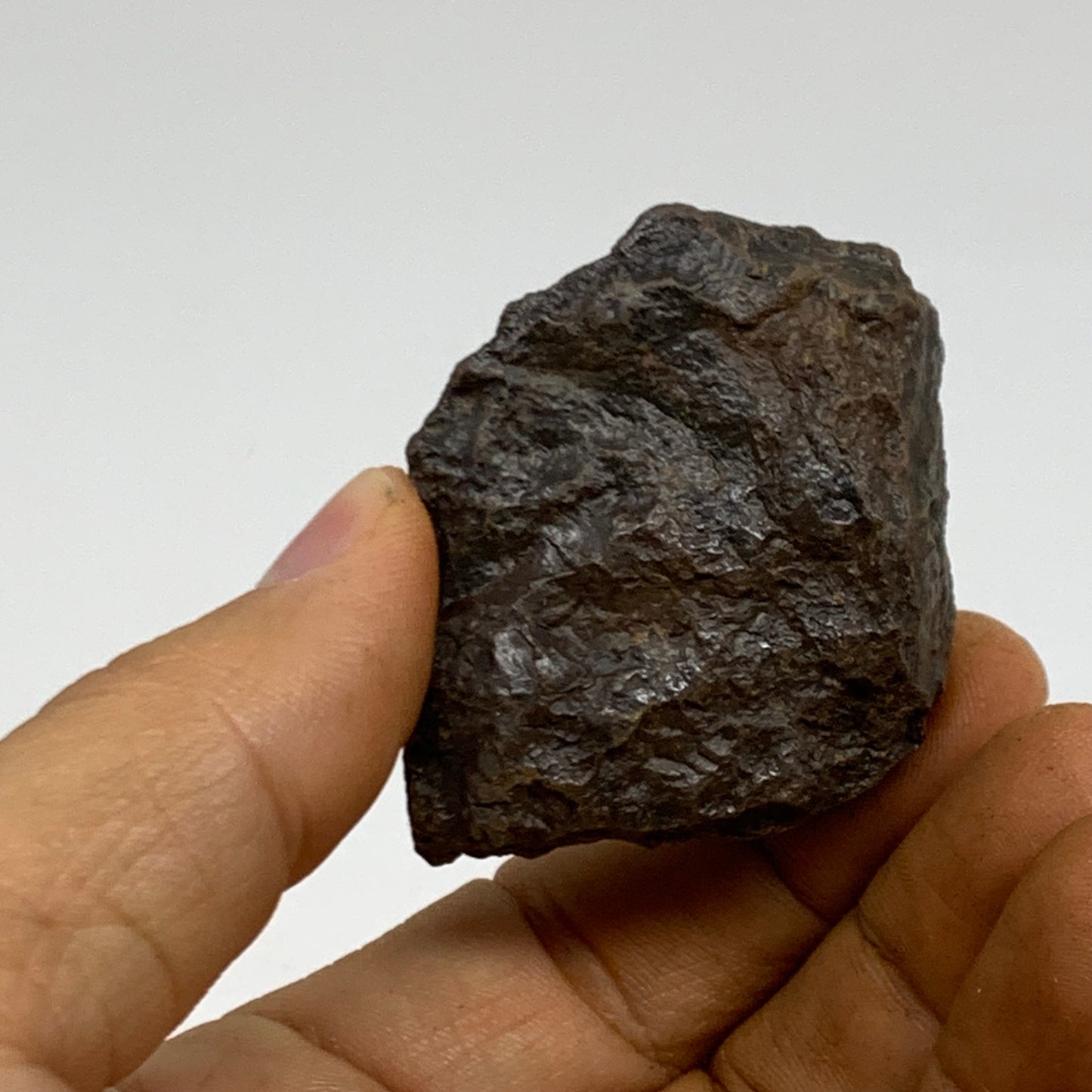 66.3g, 2"x1.6"x0.6", Rough Hematite Botryoidal Mineral Crystal, B38486