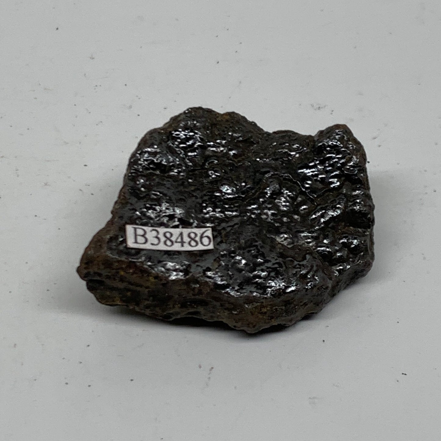 66.3g, 2"x1.6"x0.6", Rough Hematite Botryoidal Mineral Crystal, B38486