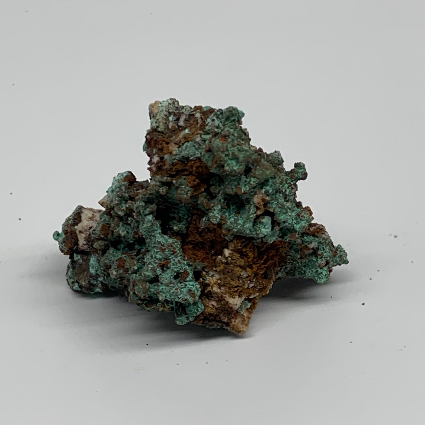 72.1g, 1.8"x2.2"x1.4", Malachite on Native Copper Mineral Specimens, B33959