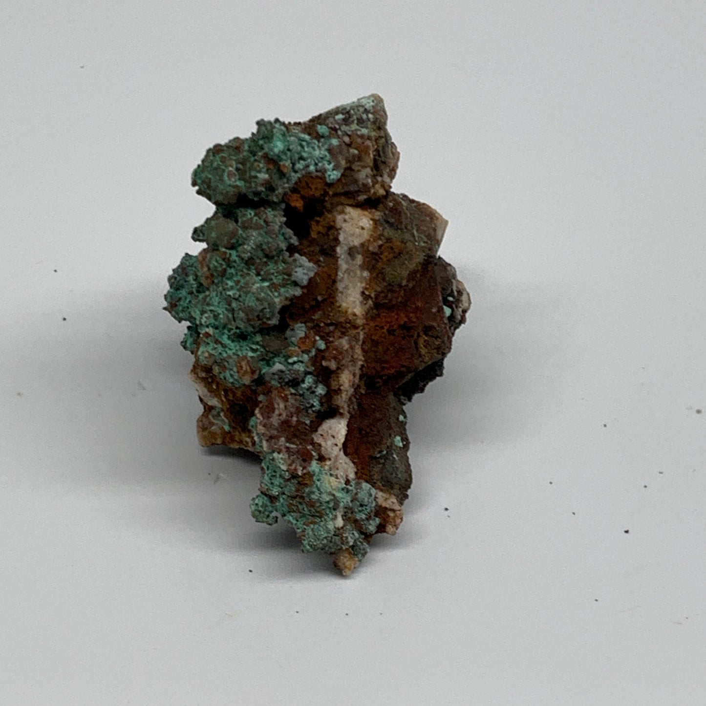 72.1g, 1.8"x2.2"x1.4", Malachite on Native Copper Mineral Specimens, B33959