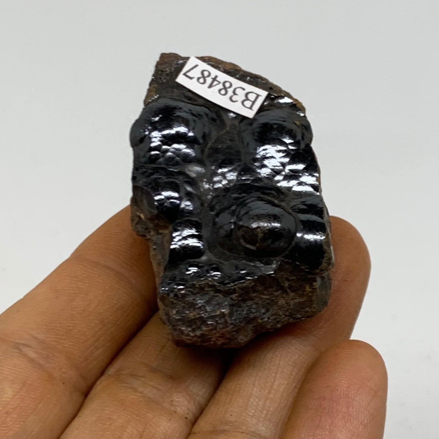 71.6g, 2"x1.2"x1.1", Rough Hematite Botryoidal Mineral Crystal, B38487