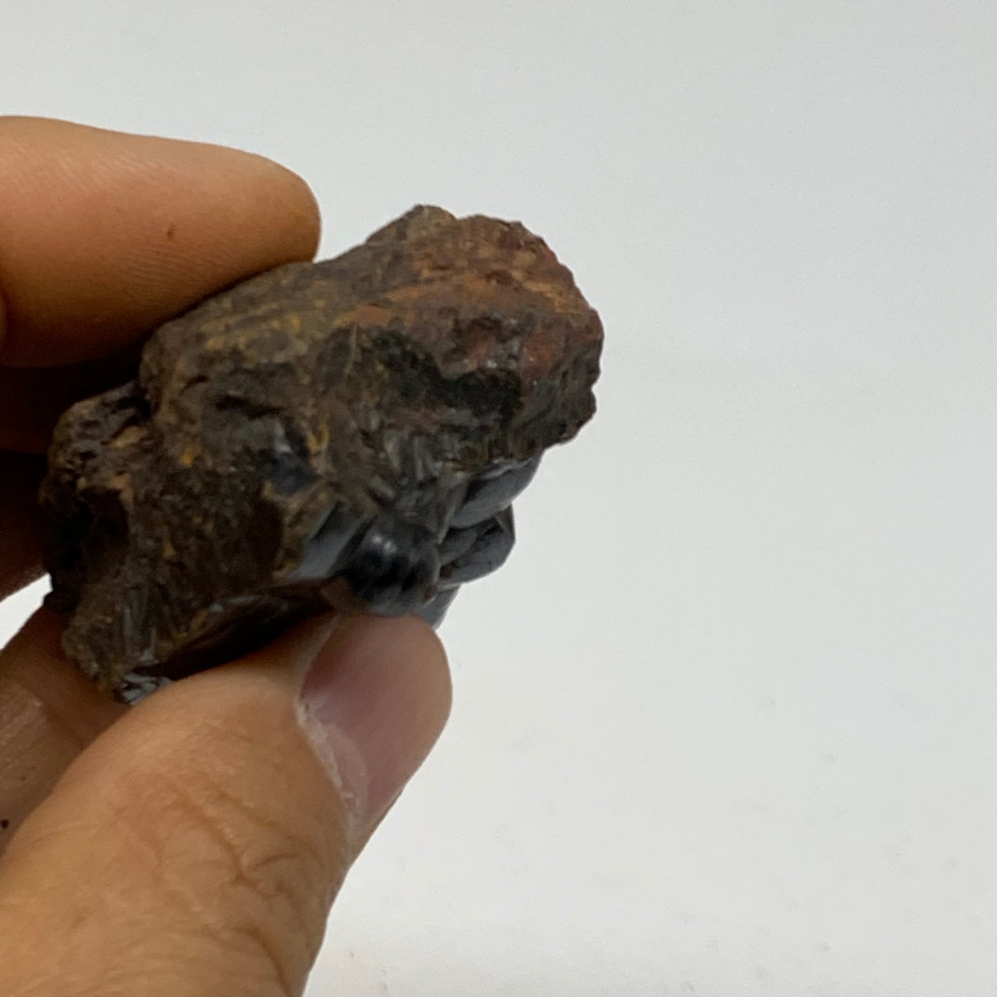 71.6g, 2"x1.2"x1.1", Rough Hematite Botryoidal Mineral Crystal, B38487