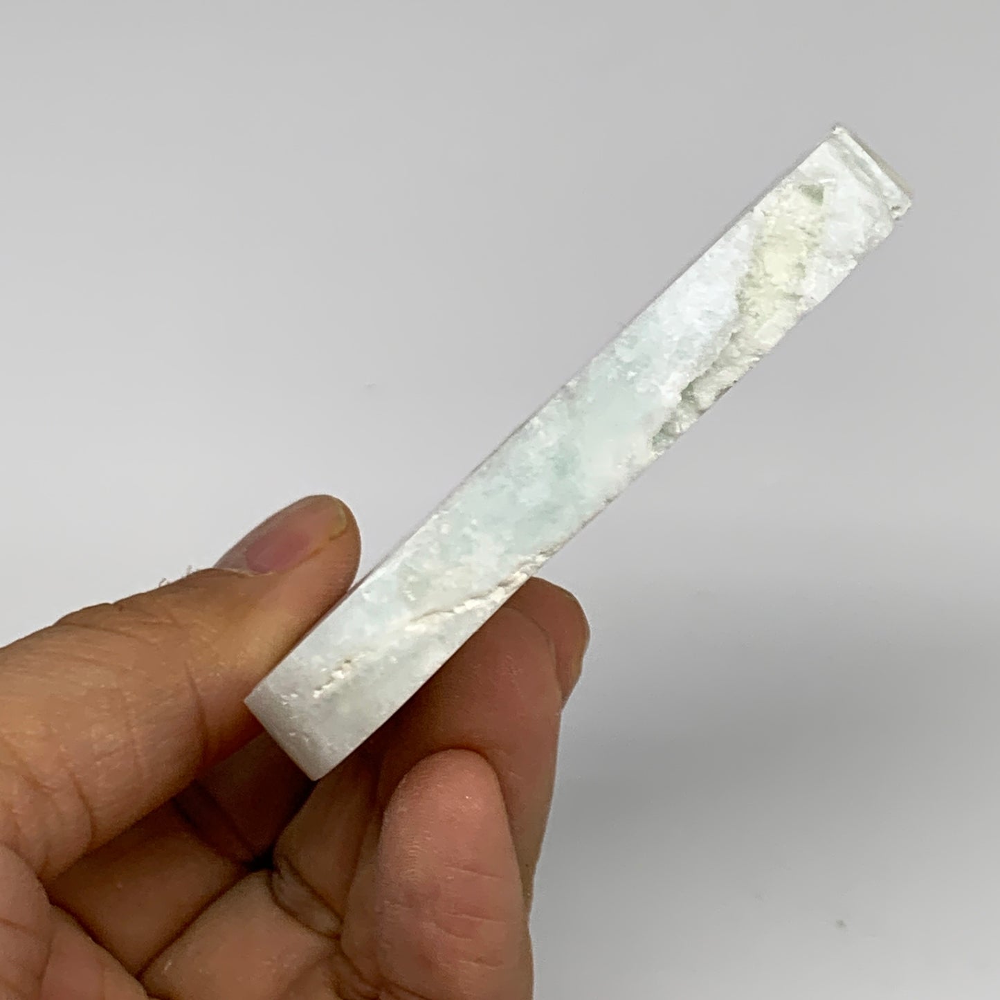 93.7g, 2.8"x2.2"x0.4", Natural Caribbean Calcite Cloud Crystal @Afghanistan, B31