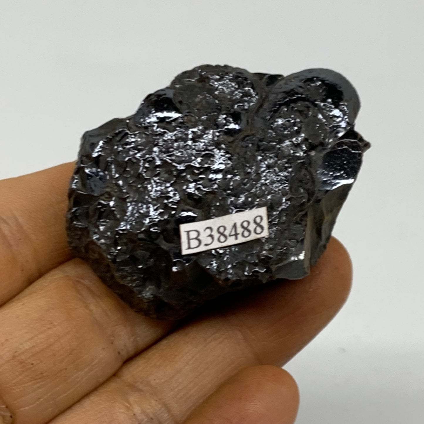 80.3g, 2"x1.5"x0.9", Rough Hematite Botryoidal Mineral Crystal, B38488