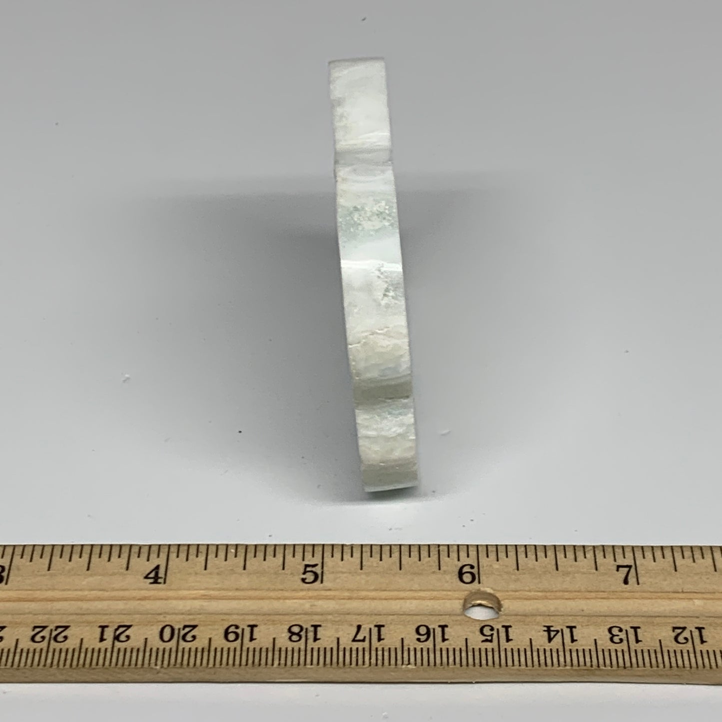 93.7g, 2.8"x2.2"x0.4", Natural Caribbean Calcite Cloud Crystal @Afghanistan, B31