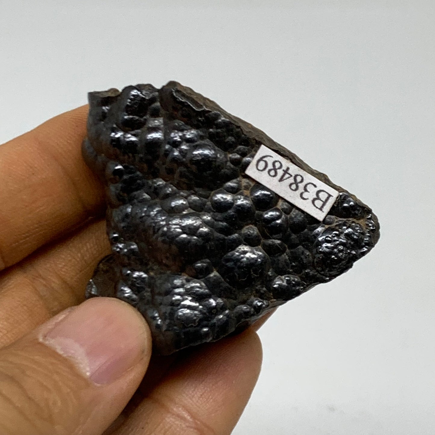 84g, 1.9"x1.7"x0.9", Rough Hematite Botryoidal Mineral Crystal, B38489