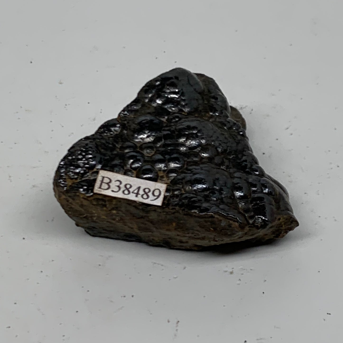 84g, 1.9"x1.7"x0.9", Rough Hematite Botryoidal Mineral Crystal, B38489