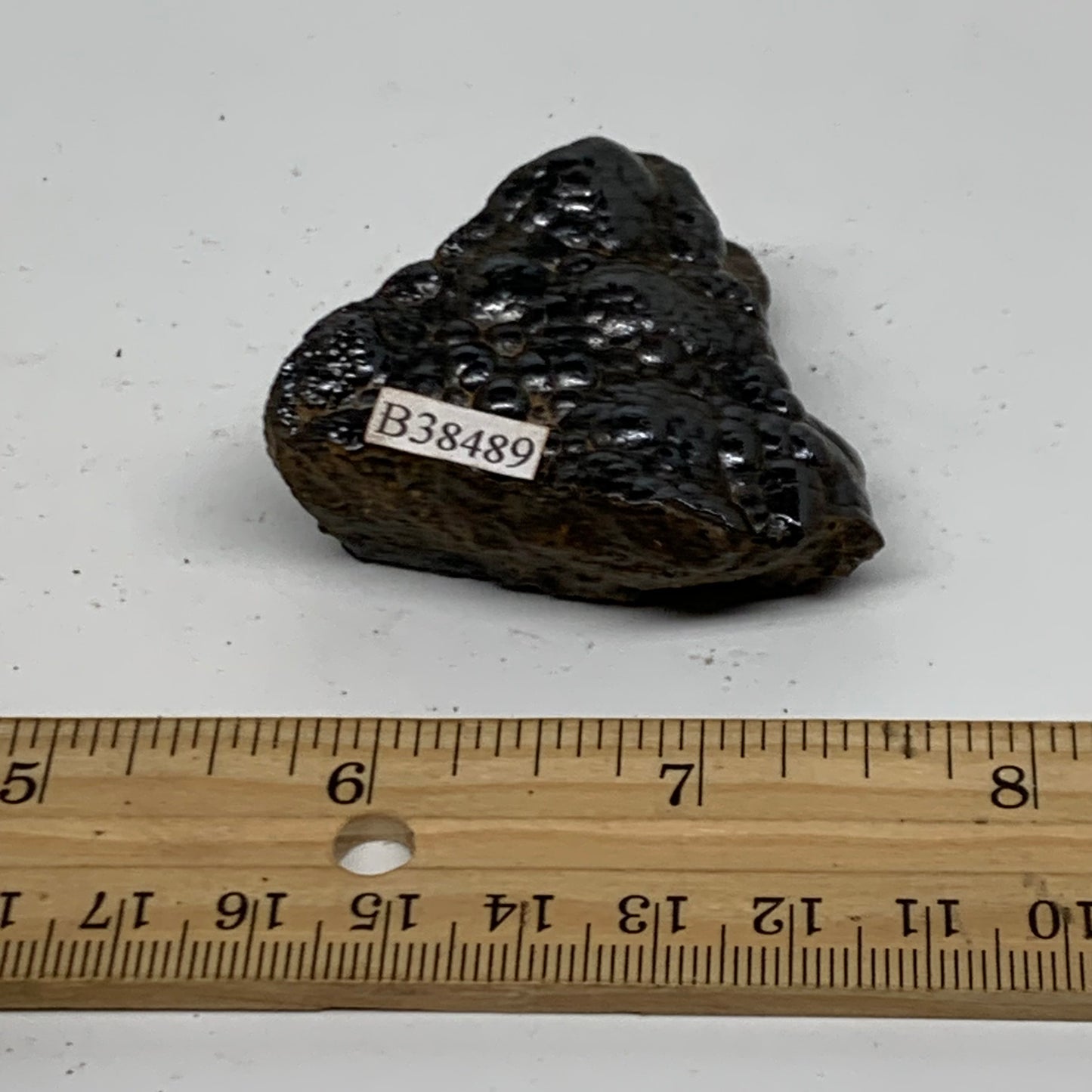 84g, 1.9"x1.7"x0.9", Rough Hematite Botryoidal Mineral Crystal, B38489