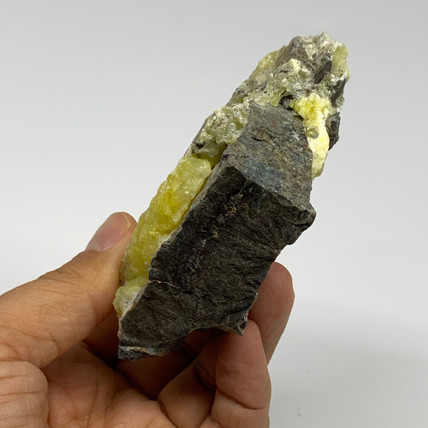 222.1g, 3"x3.5"x1.2", Rough Brucite Crystal Mineral Specimens @Pakistan, B27354