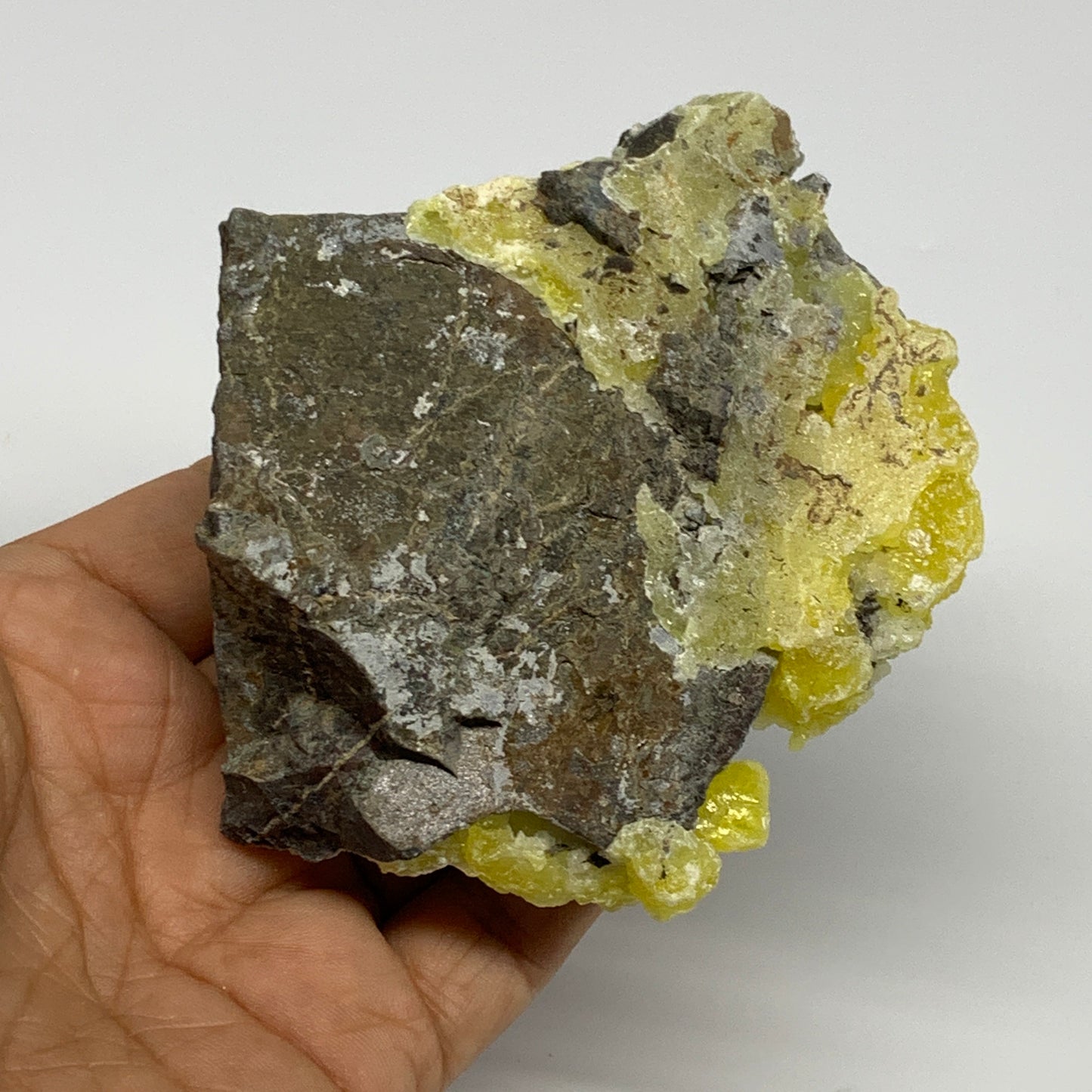 222.1g, 3"x3.5"x1.2", Rough Brucite Crystal Mineral Specimens @Pakistan, B27354