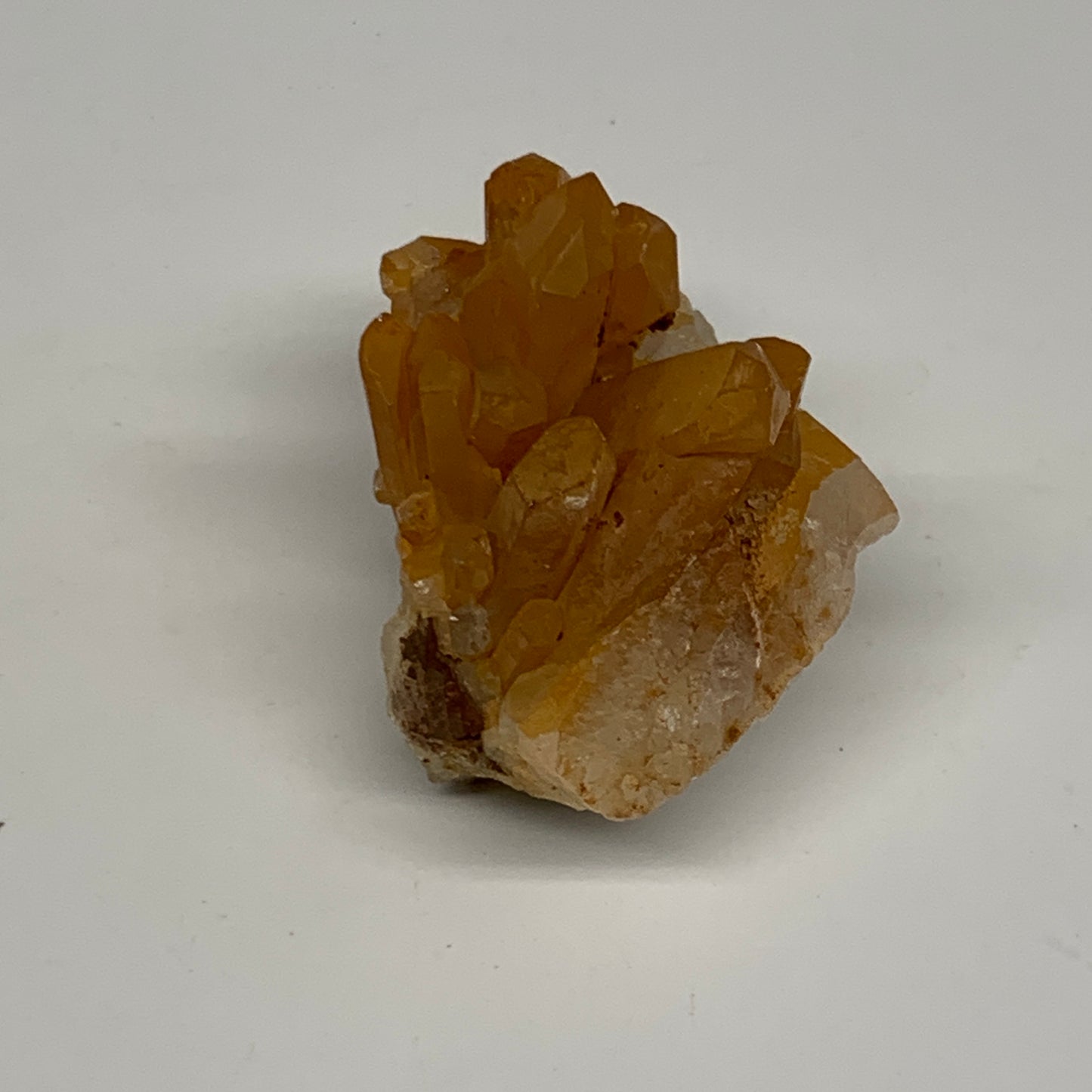 66.3g, 2.3"x1.5"x1.6", Orange Quartz Cluster Crystal Terminated @Brazil, B28936