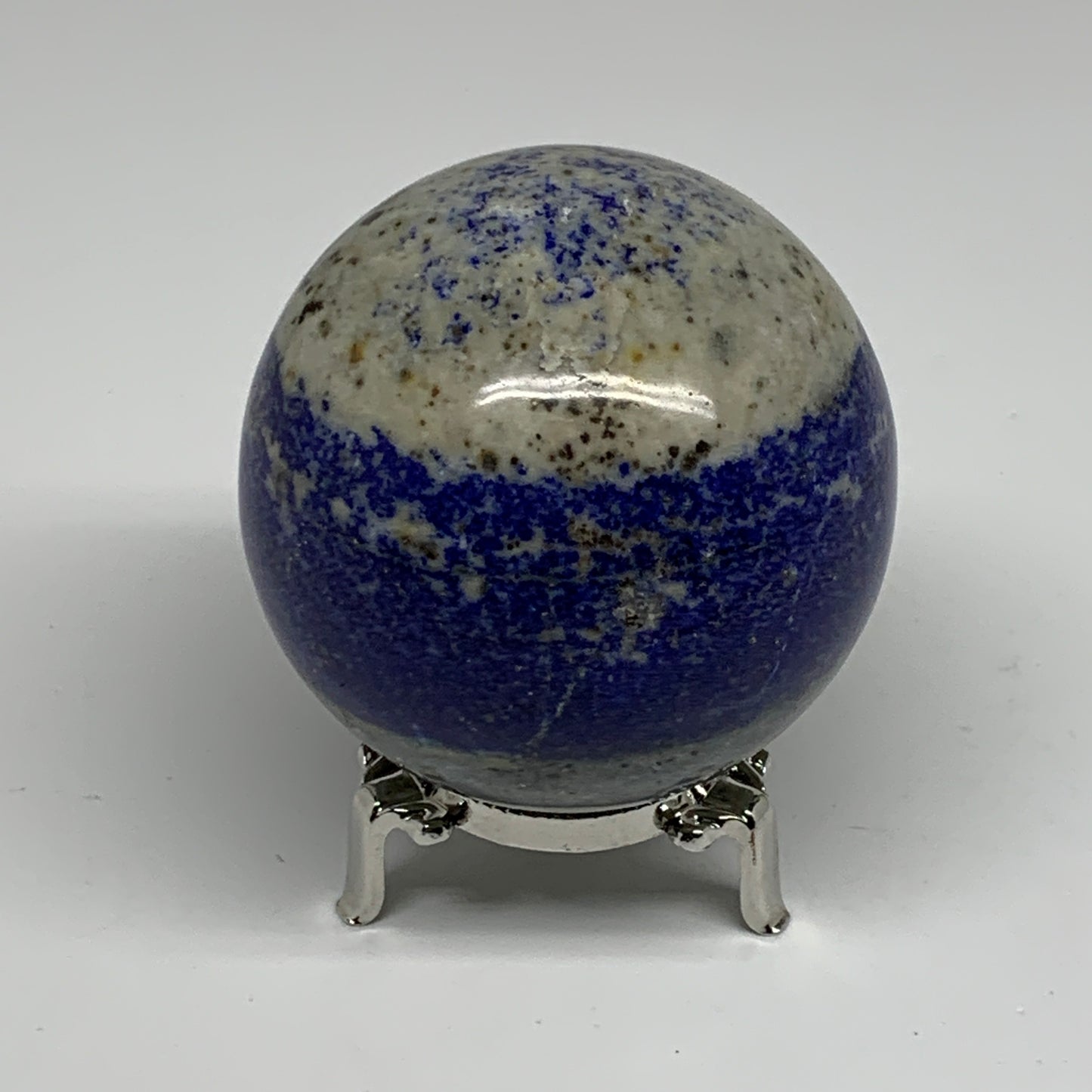1.43 lbs, 3" (75mm), Lapis Lazuli Sphere Ball Gemstone @Afghanistan, B33235