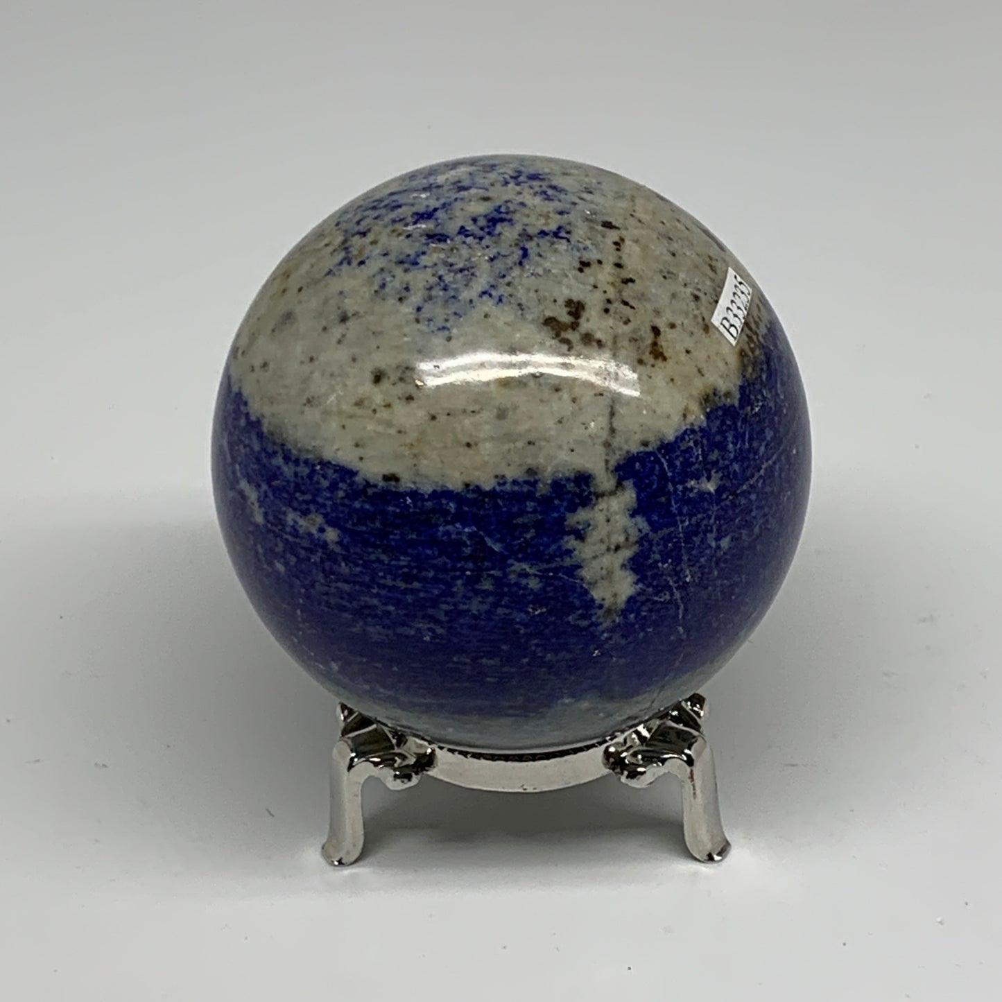 1.43 lbs, 3" (75mm), Lapis Lazuli Sphere Ball Gemstone @Afghanistan, B33235