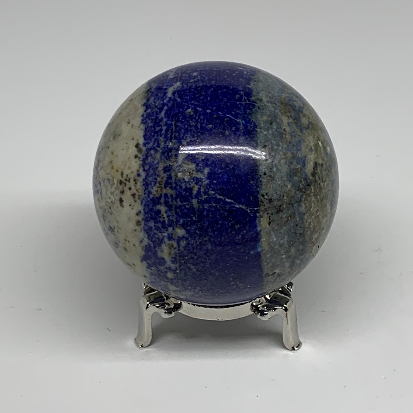 1.43 lbs, 3" (75mm), Lapis Lazuli Sphere Ball Gemstone @Afghanistan, B33235