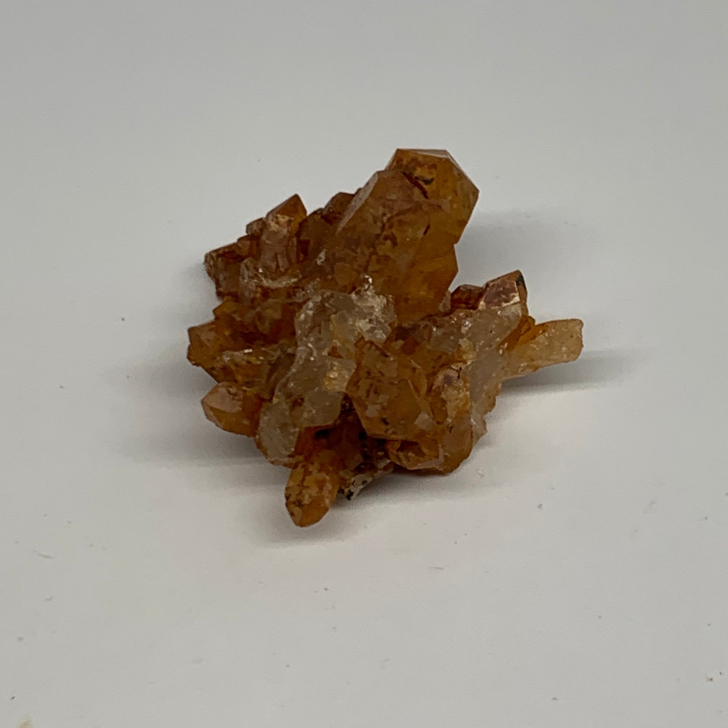 46.7g, 2.3"x2.1"x0.9", Orange Quartz Cluster Crystal Terminated @Brazil, B28938