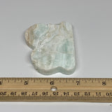 75.9g, 3"x2.1"x0.3", Natural Caribbean Calcite Cloud Crystal @Afghanistan, B3195