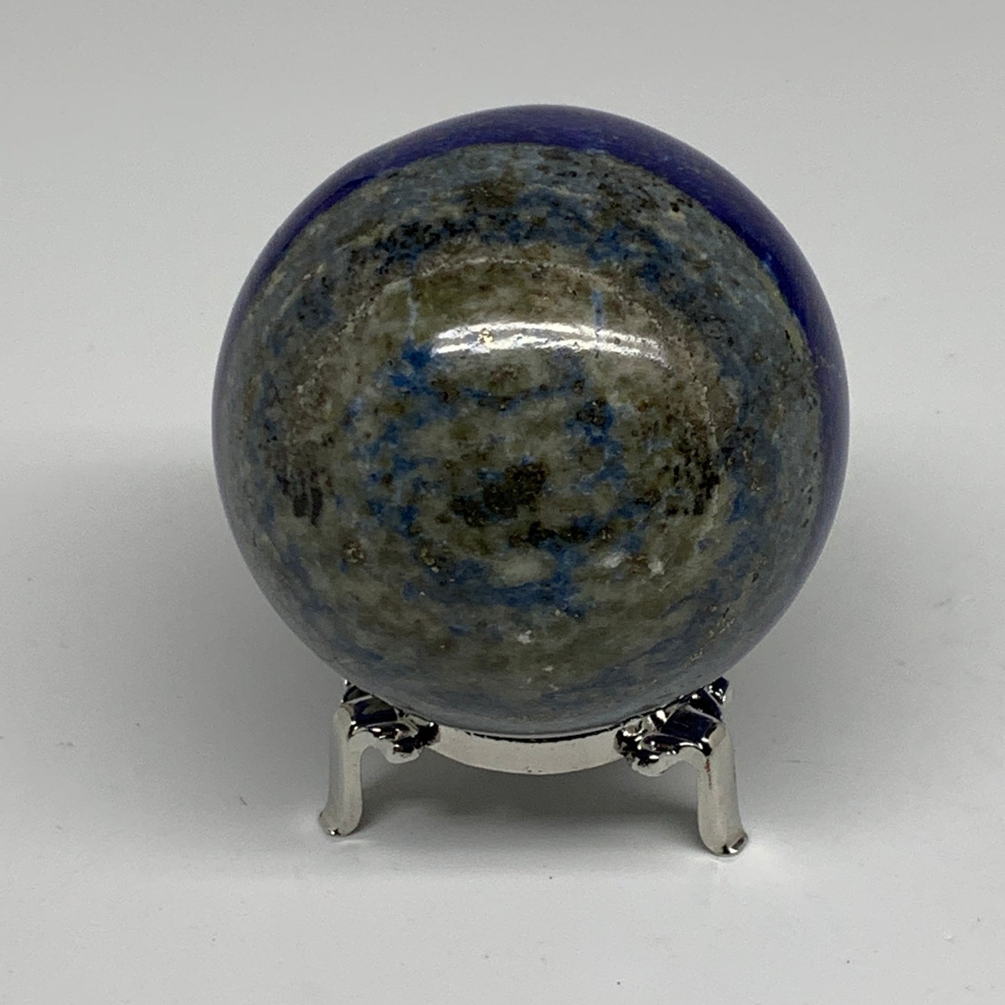 1.43 lbs, 3" (75mm), Lapis Lazuli Sphere Ball Gemstone @Afghanistan, B33235