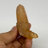 52.2g, 2.8"x1.8"x1", Orange Quartz Cluster Crystal Terminated @Brazil, B28939