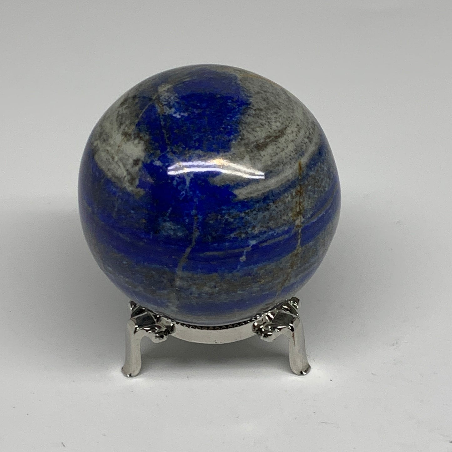 1.28 lbs, 2.8" (72mm), Lapis Lazuli Sphere Ball Gemstone @Afghanistan, B33236