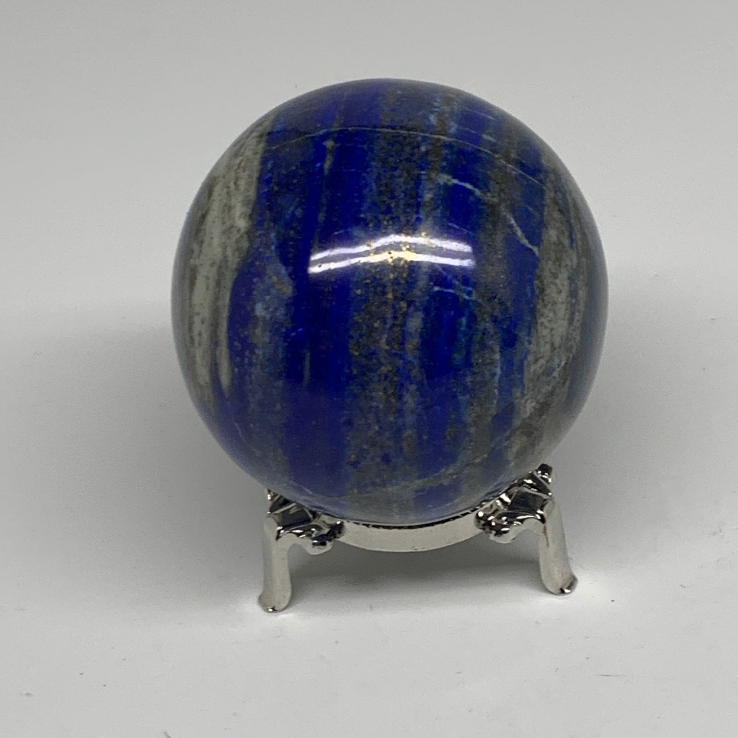 1.28 lbs, 2.8" (72mm), Lapis Lazuli Sphere Ball Gemstone @Afghanistan, B33236