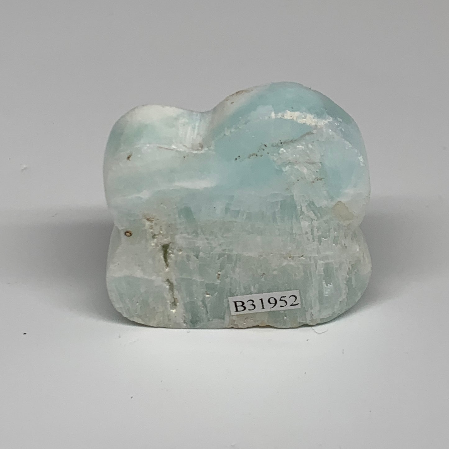 60.1g, 1.9"x1.9"x0.4", Natural Caribbean Calcite Cloud Crystal @Afghanistan, B31