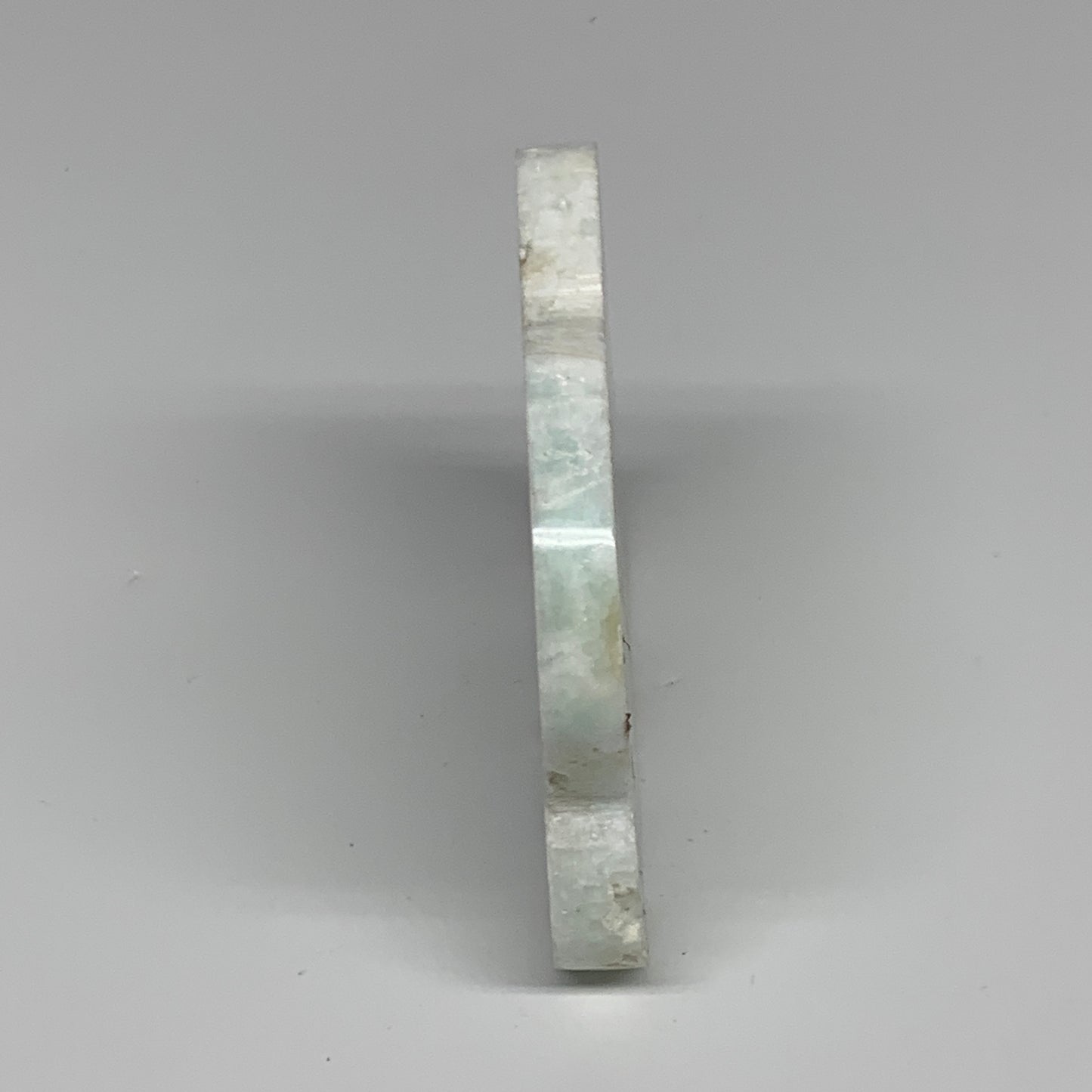 86.6g, 2.9"x2.3"x0.3", Natural Caribbean Calcite Cloud Crystal @Afghanistan, B31