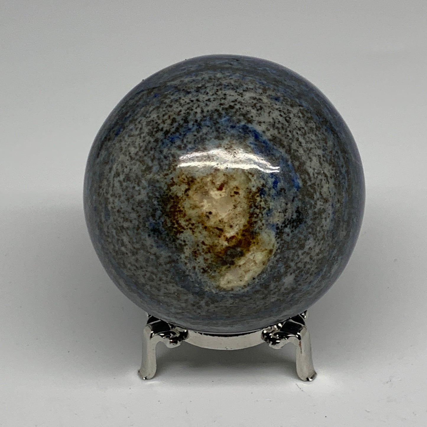 1.82 lbs, 3.2" (81mm), Lapis Lazuli Sphere Ball Gemstone @Afghanistan, B33237