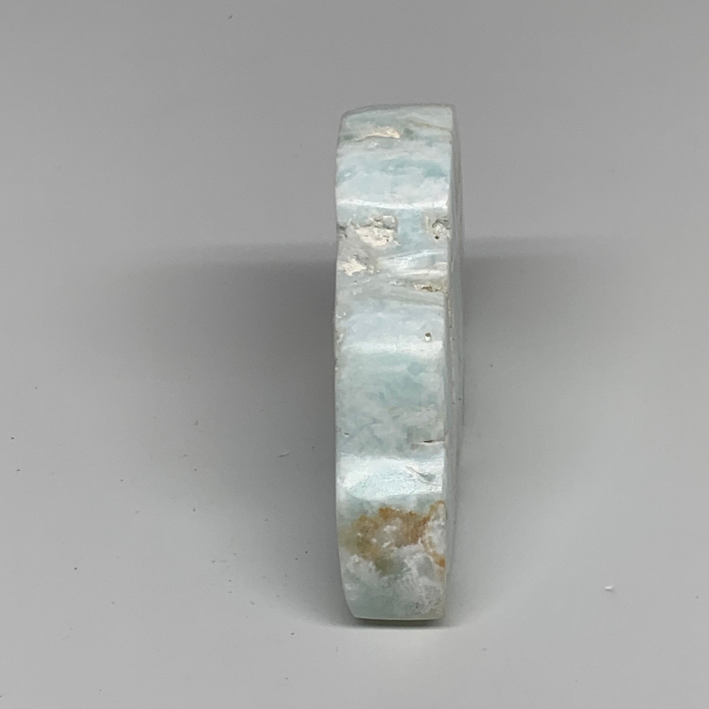 135.1g, 2.9"x2.1"x0.7", Natural Caribbean Calcite Cloud Crystal @Afghanistan, B3