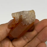 51.1g, 2.1"x1.6"x1.2", Orange Quartz Cluster Crystal Terminated @Brazil, B28944