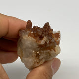 65.3g, 2.7"x1.4"x1,2", Natural Orange Quartz Crystal Terminated @Brazil, B28945