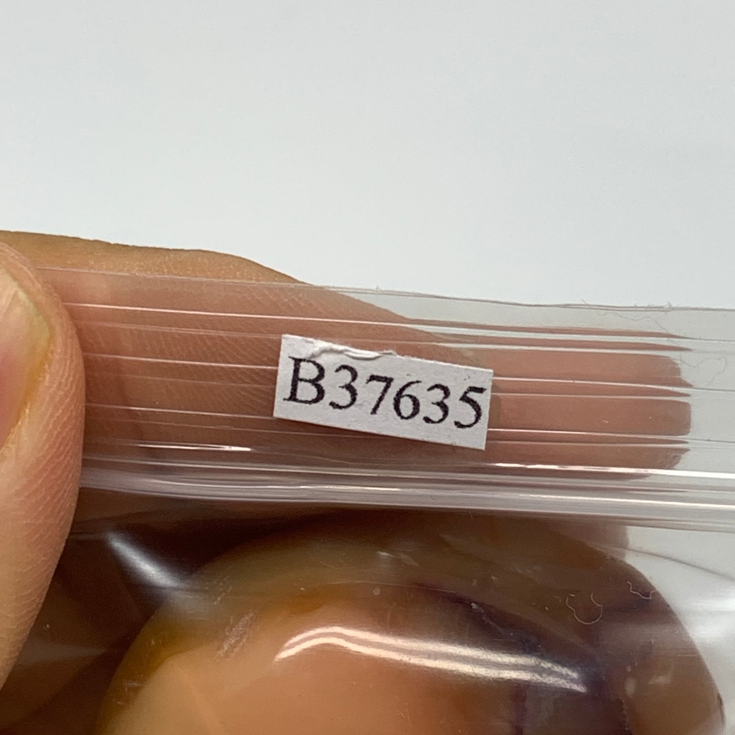 171.2g, 1.8"-2", 3pcs, Red Carnelian Palm-Stone Gem Crystal Polished, B37635