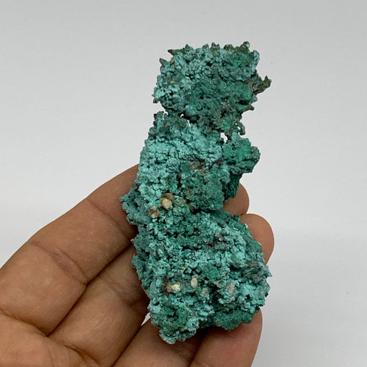 115.3g, 3"x1.4"x0.8", Malachite on Native Copper Mineral Specimens, B33977