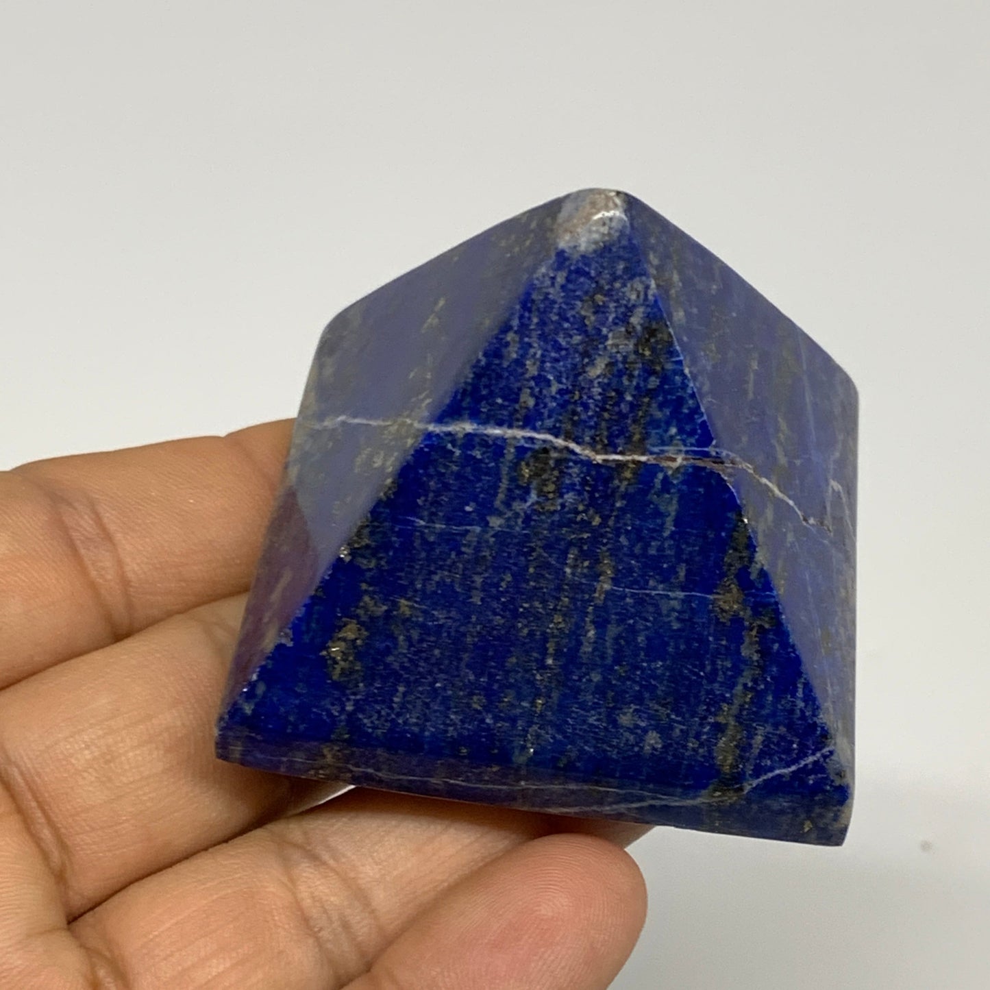 2.2 lbs (1000g),1.4"-1.7", 10pcs,Natural Lapis Lazuli Pyramids, B29694