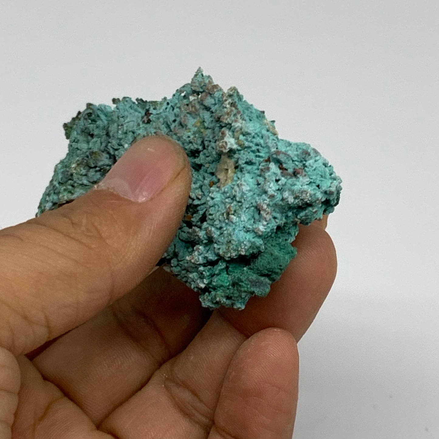 115.3g, 3"x1.4"x0.8", Malachite on Native Copper Mineral Specimens, B33977