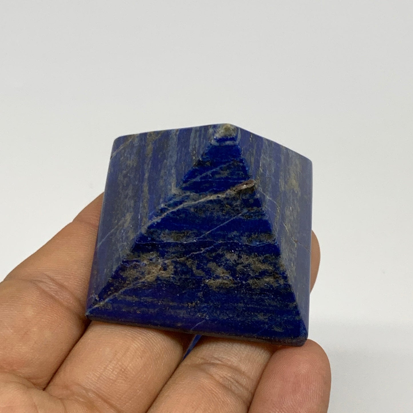 2.2 lbs (1000g),1.4"-1.7", 10pcs,Natural Lapis Lazuli Pyramids, B29694