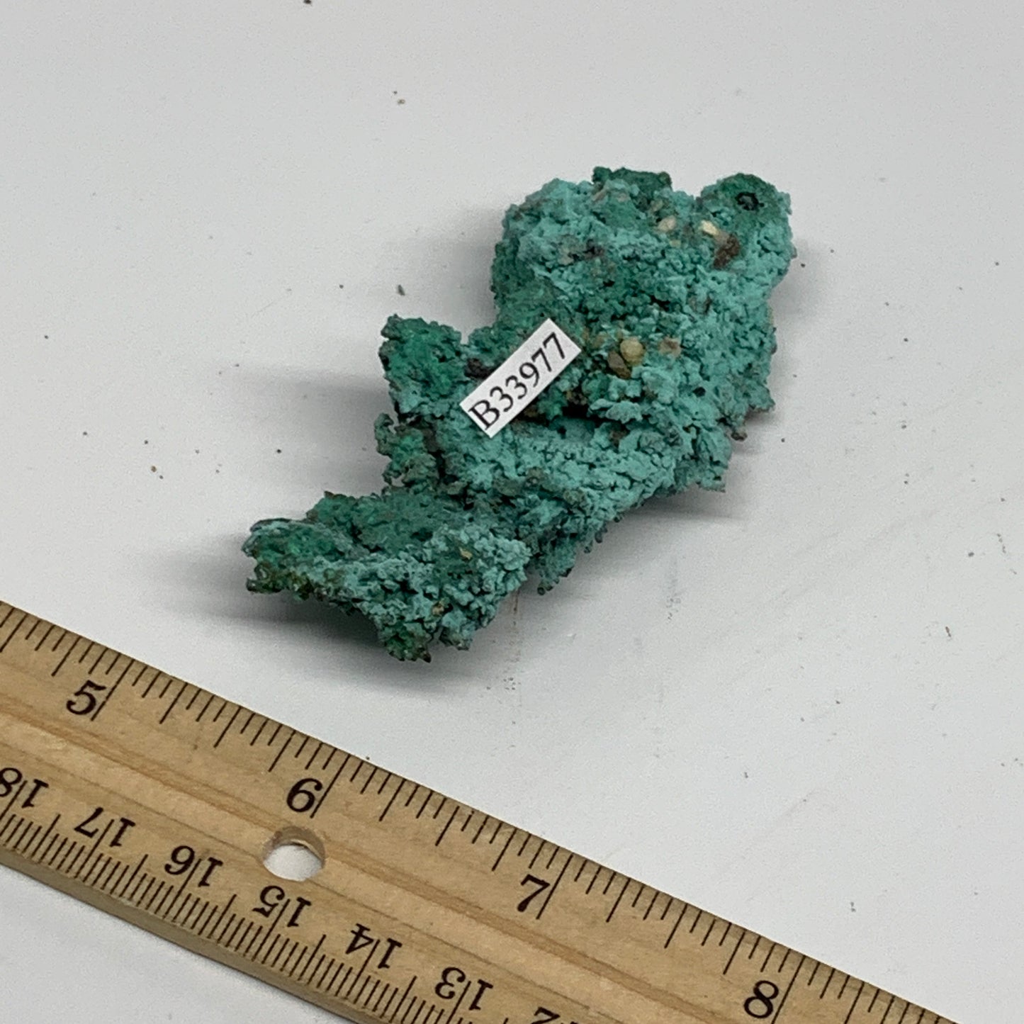 115.3g, 3"x1.4"x0.8", Malachite on Native Copper Mineral Specimens, B33977