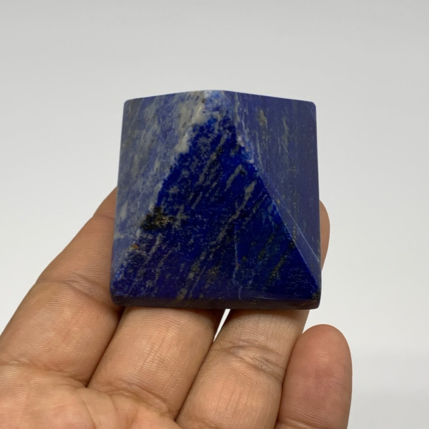 2.2 lbs (1000g),1.4"-1.7", 10pcs,Natural Lapis Lazuli Pyramids, B29694