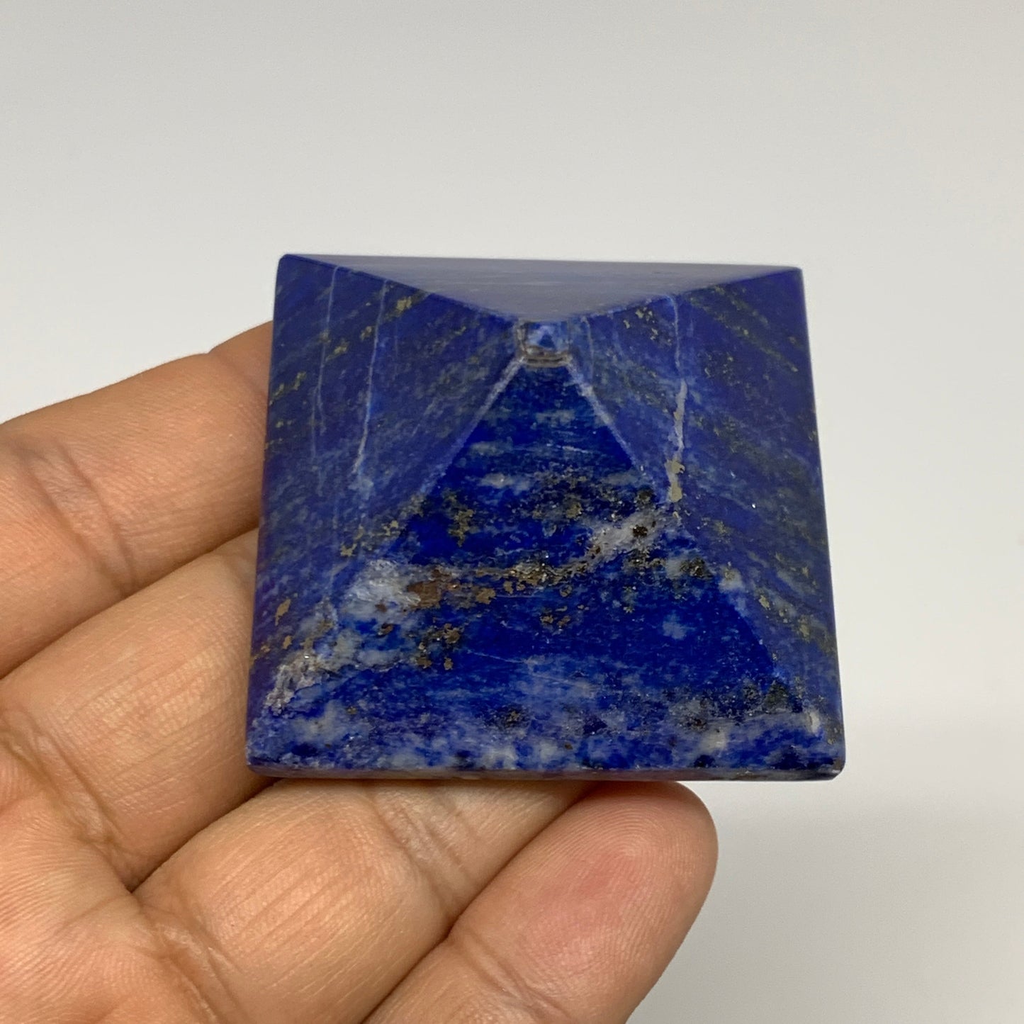 2.2 lbs (1000g),1"-2.1",  8pcs,Natural Lapis Lazuli Pyramids, B29695