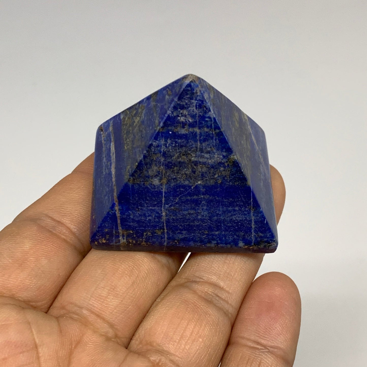 2.2 lbs (1000g),1"-2.1",  8pcs,Natural Lapis Lazuli Pyramids, B29695
