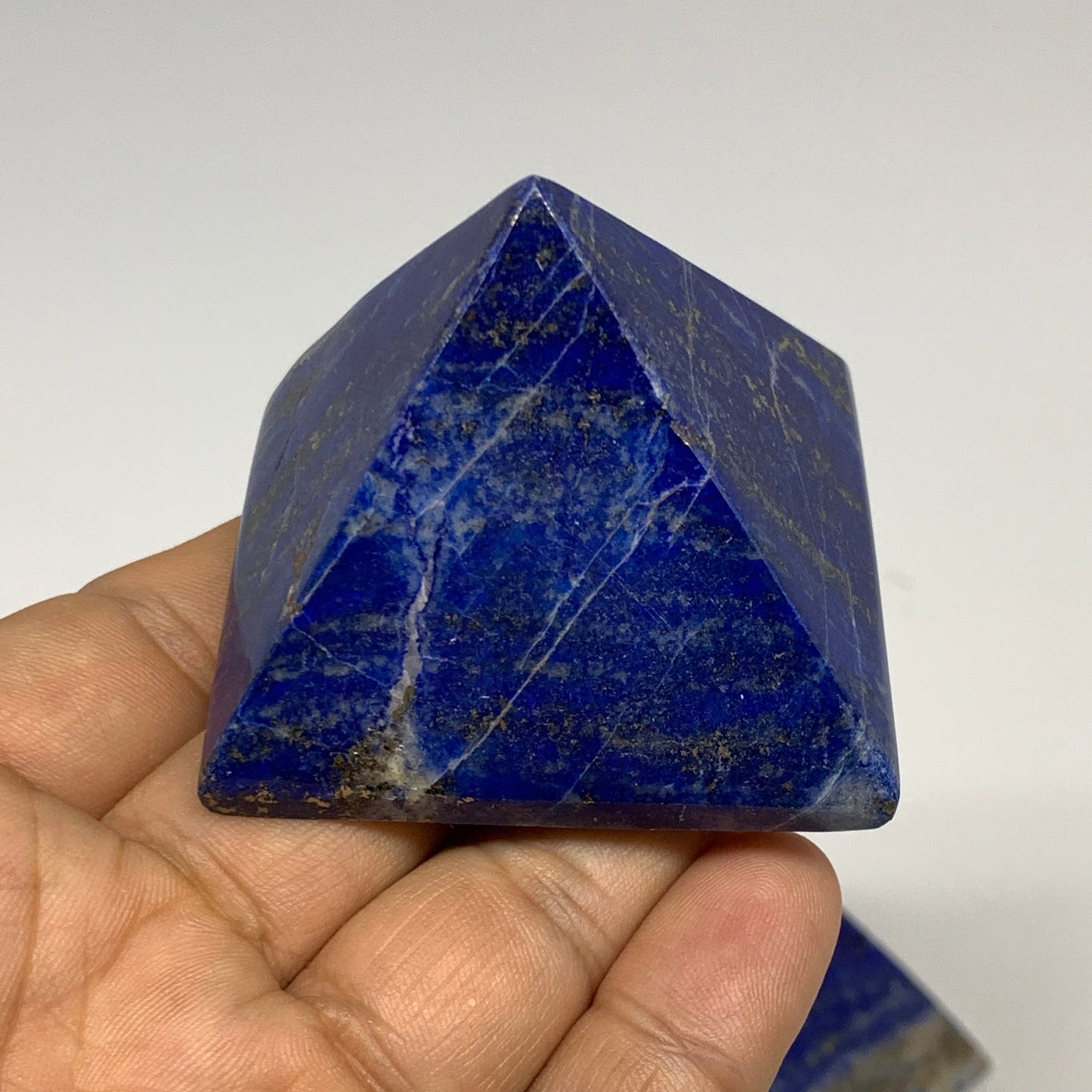 2.2 lbs (1000g),1"-2.1",  8pcs,Natural Lapis Lazuli Pyramids, B29695