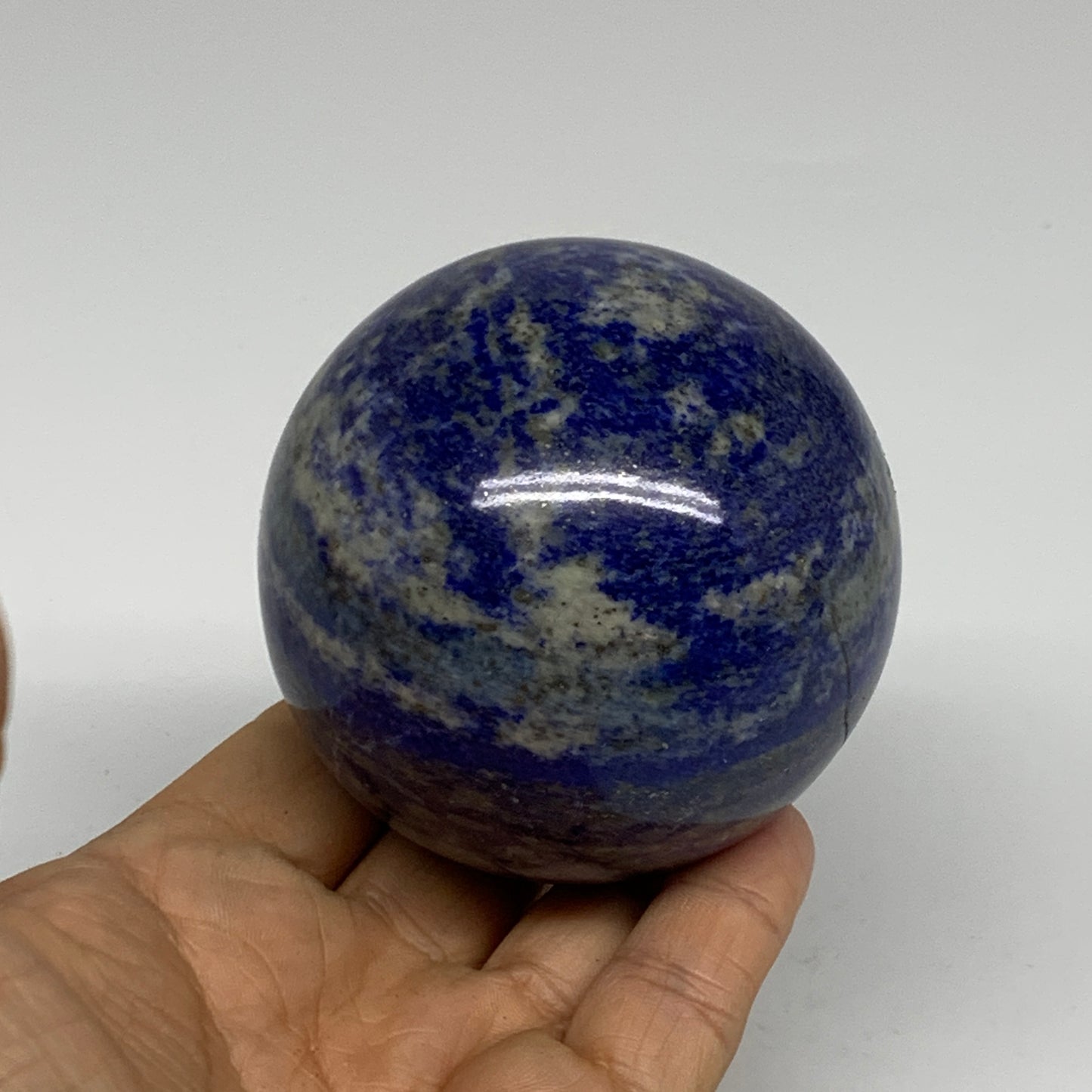 1.22 lbs, 2.8" (70mm), Lapis Lazuli Sphere Ball Gemstone @Afghanistan, B33244