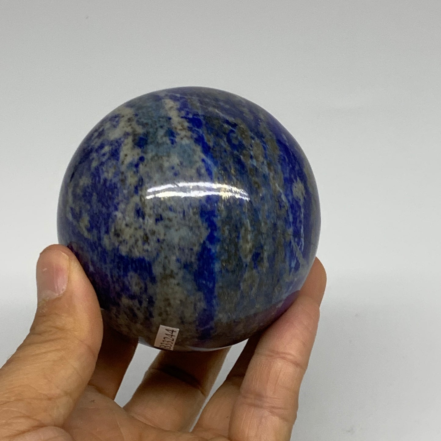 1.22 lbs, 2.8" (70mm), Lapis Lazuli Sphere Ball Gemstone @Afghanistan, B33244