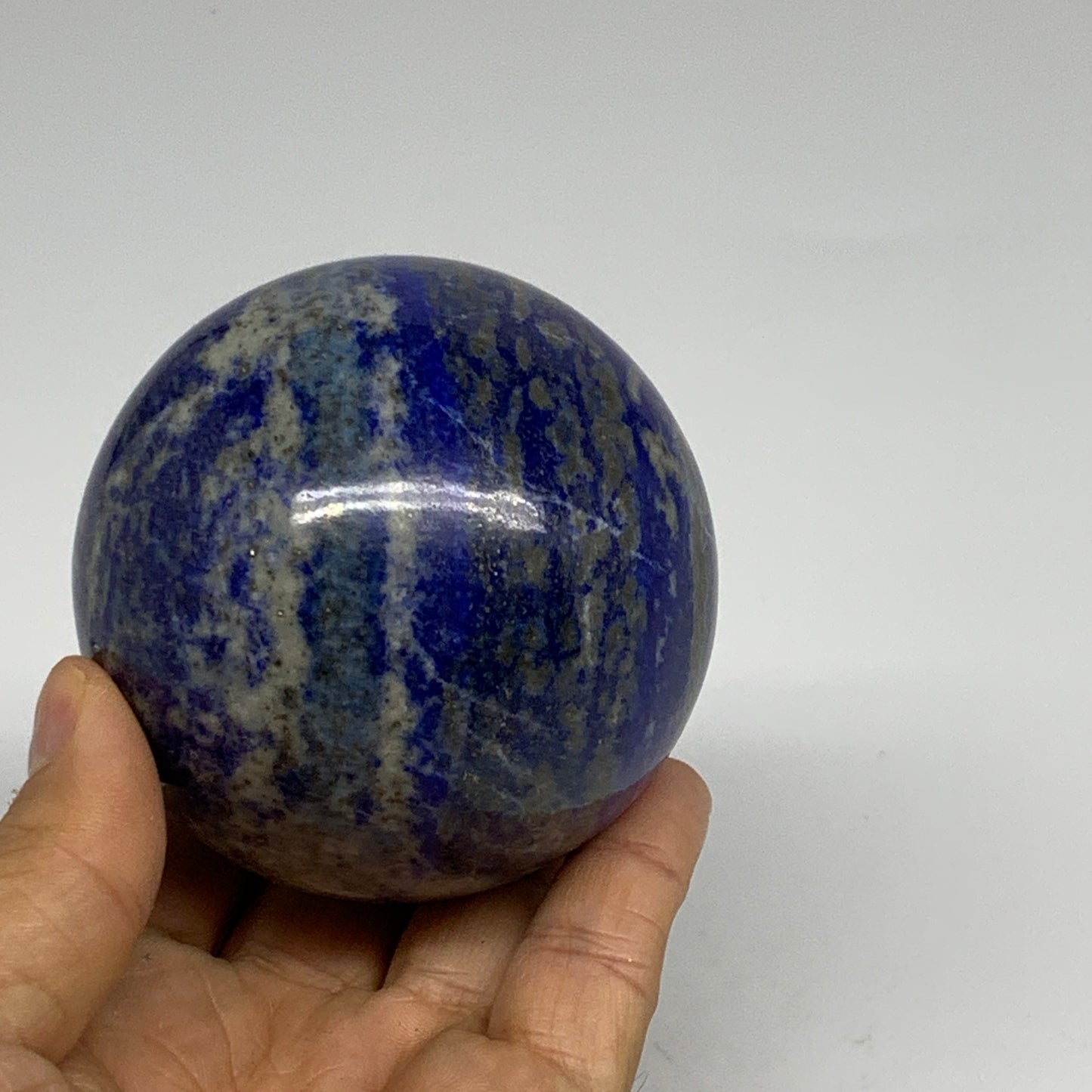 1.22 lbs, 2.8" (70mm), Lapis Lazuli Sphere Ball Gemstone @Afghanistan, B33244