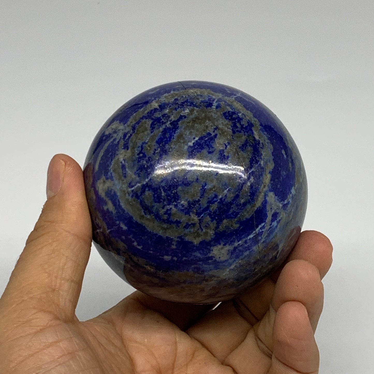 1.22 lbs, 2.8" (70mm), Lapis Lazuli Sphere Ball Gemstone @Afghanistan, B33244