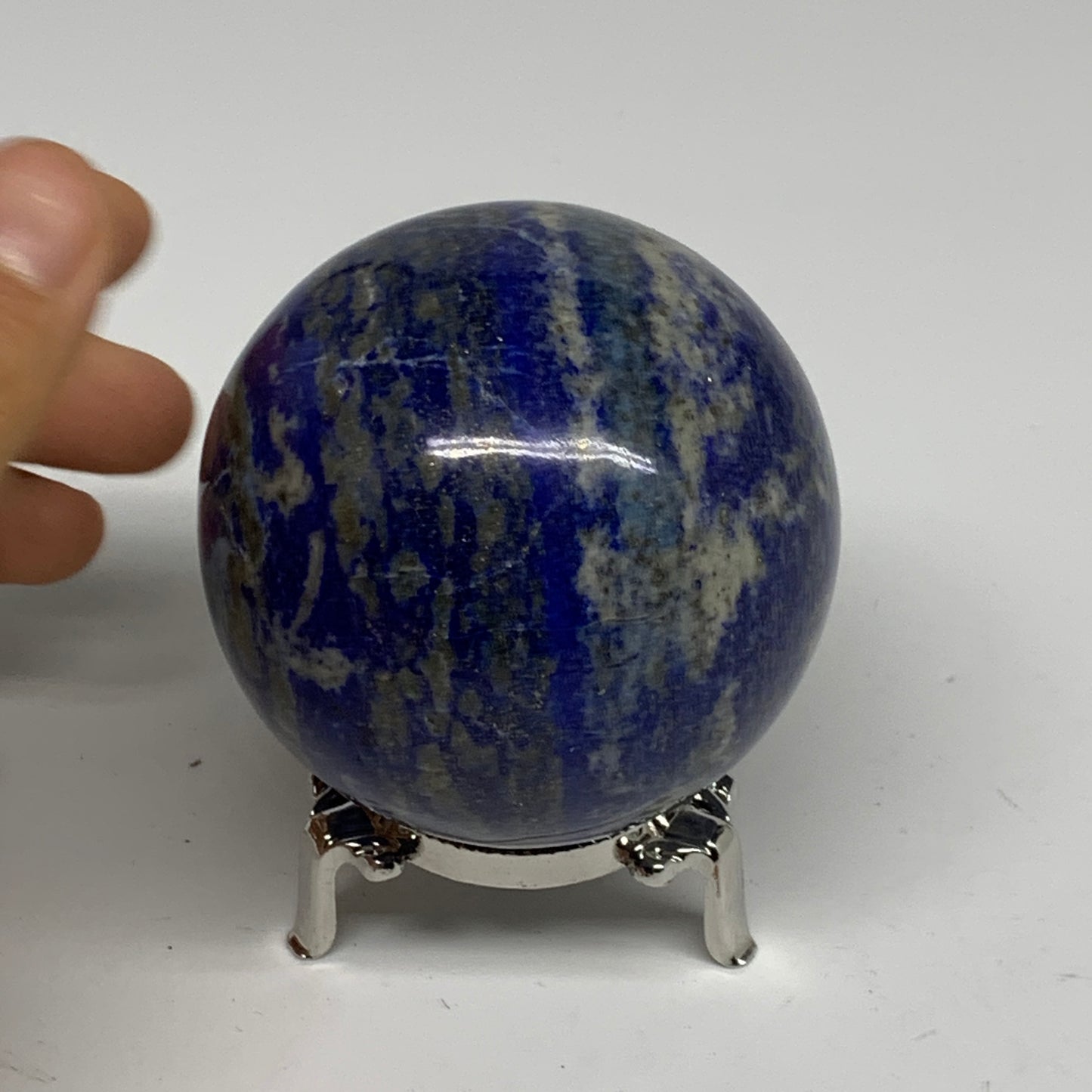1.22 lbs, 2.8" (70mm), Lapis Lazuli Sphere Ball Gemstone @Afghanistan, B33244