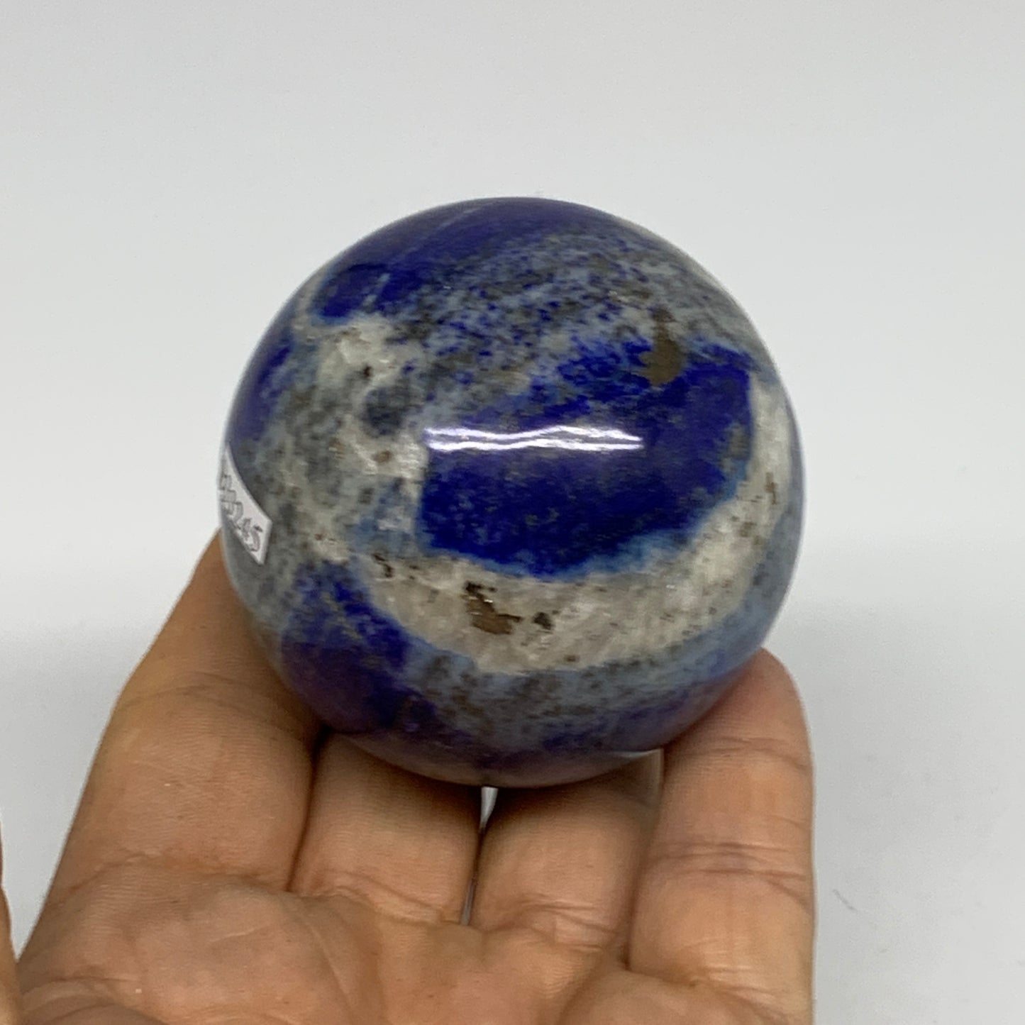 0.62 lbs, 2.2" (56mm), Lapis Lazuli Sphere Ball Gemstone @Afghanistan, B33245